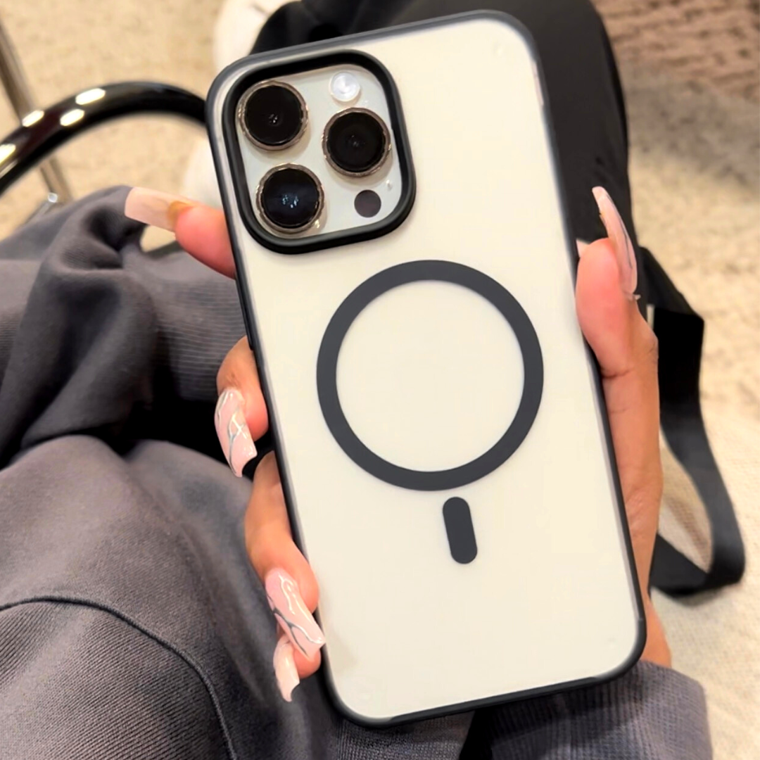 Frosted Black Magsafe iPhone Case