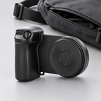Magnetic Camera Grip & Built-In Light — compact