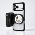 Magnetic Camera Grip & Built-In Light — light