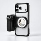Magnetic Camera Grip & Built-In Light — light