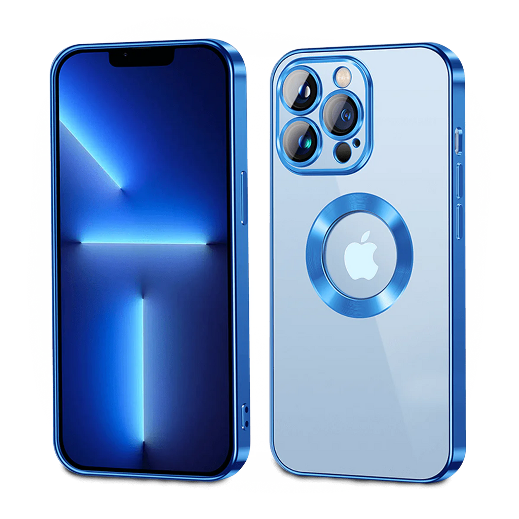 Chrome iPhone Case with Camera Protector