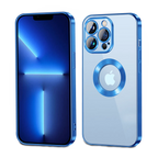 Chrome iPhone Case with Camera Protector