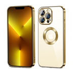 Chrome iPhone Case with Camera Protector