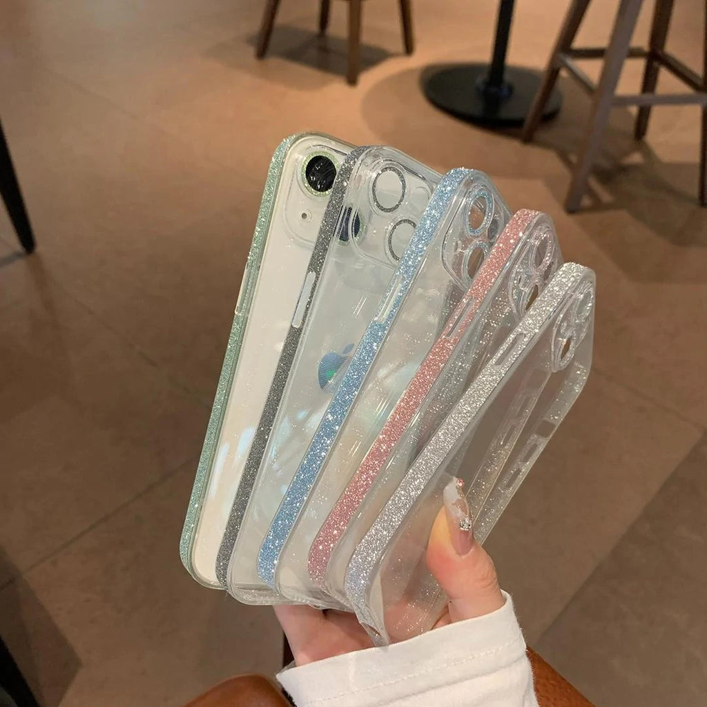 Sparkly Side iPhone Case with Camera Protector